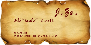 Jáksó Zsolt névjegykártya